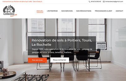 Site internet Lombarde Poitiers